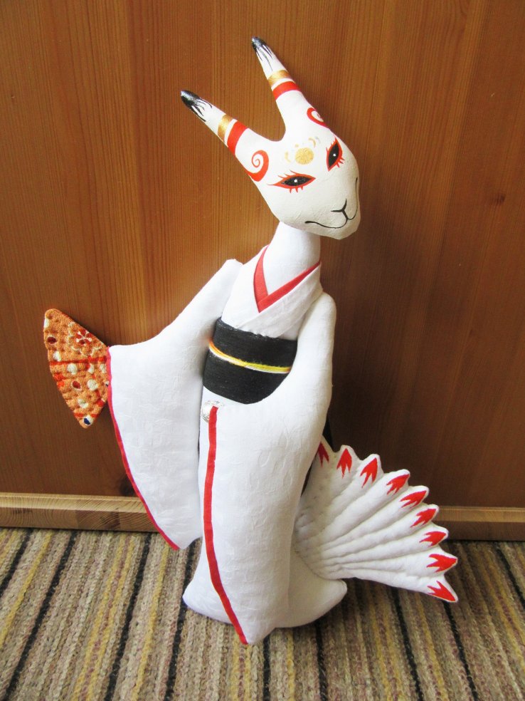 Kitsune with nine tails