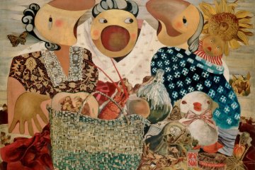 Yuki Katsura's "Sunflower Blooming Afternoon" (1948)