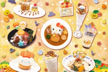The food and drink on offer takes on an autumnal theme, with sweet potatoes and pumpkin featuring in many of the dishes