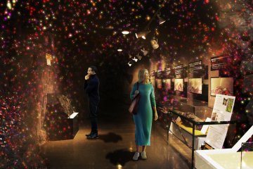 The event combines digital art and learning