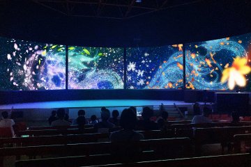 There will be a variety of additional digital art displays in the theater area.