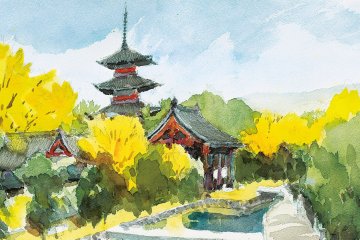 This event will focus on watercolor depictions of destinations and scenery around Kyoto