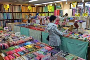 If you love to sew, you know where to go...Nippori Fabric Town! 