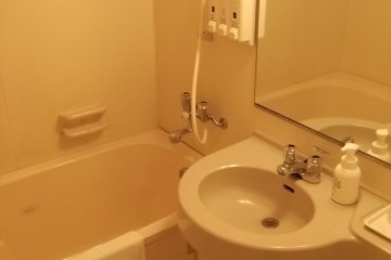 My plastic bathroom