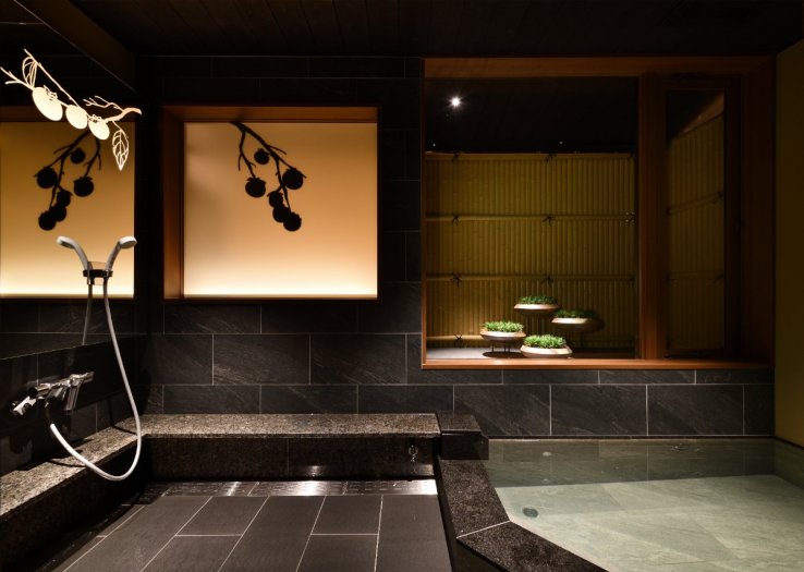 The venue is home to several onsen, which are perfect for relaxing in