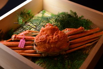 Seafood and beef feature prominently here, thanks to the ryokan's location between mountains and sea