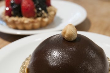 Some of the desserts on offer