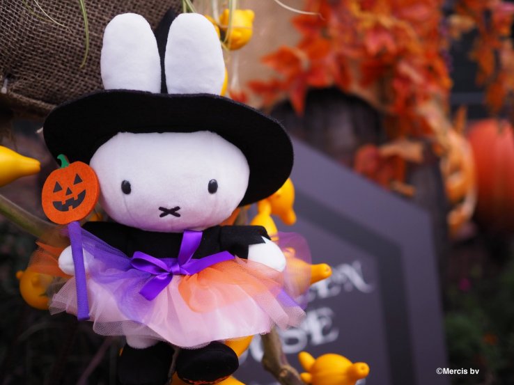 A limited number of Halloween Miffy plush toys will be available for purchase