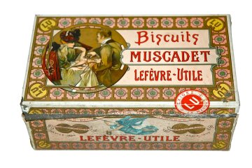 A variety of packaging featuring Mucha's designs will be on display