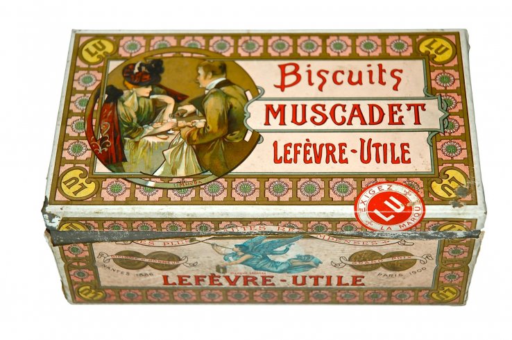 A variety of packaging featuring Mucha's designs will be on display