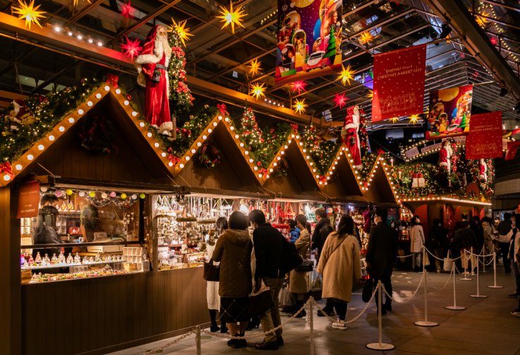 The Roppongi Christmas Market is small, but charming