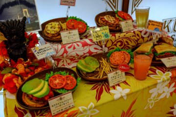<p>Some of the delicious meals on offer</p>