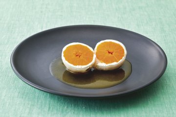 Mandarin ice cream daifuku