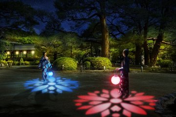 The Naked Distance Lanterns are an inventive way of maintaining space from others