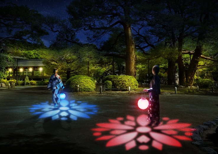 The Naked Distance Lanterns are an inventive way of maintaining space from others