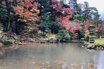 The Emerald Waterfall (Midori-Taki) and Kaiseki-to Pagoda