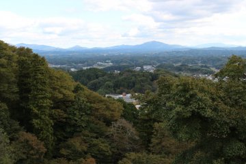 View from atop Nihonmatsu Castle