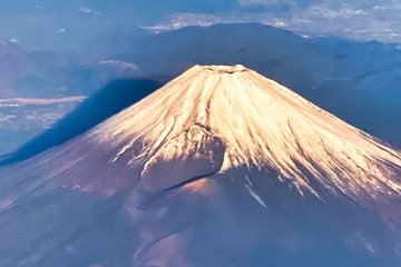 Fuji-san from our plane window