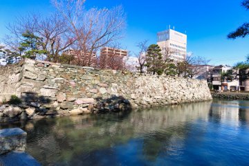 Moat of Tokushima Castle Ruins
