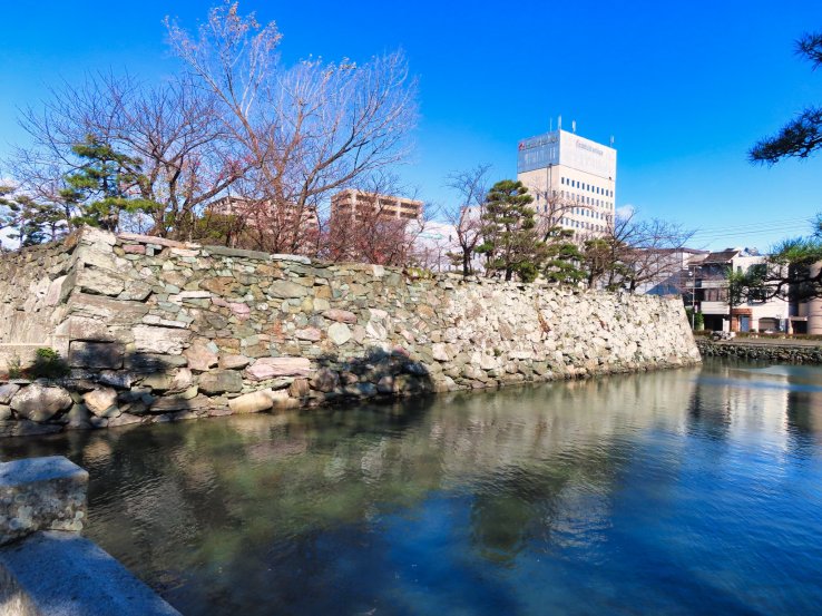 Moat of Tokushima Castle Ruins