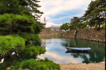 Moat at Takamatsu Castle Ruins
