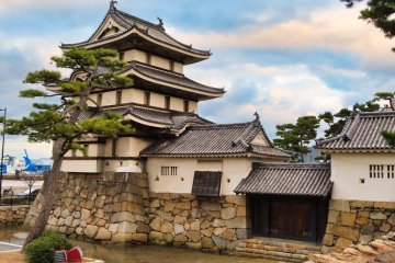 Preserved turret of Takamatsu Castle Ruins