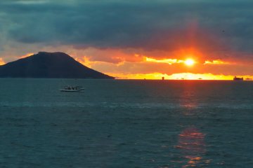 Sun rise, Seto Sea