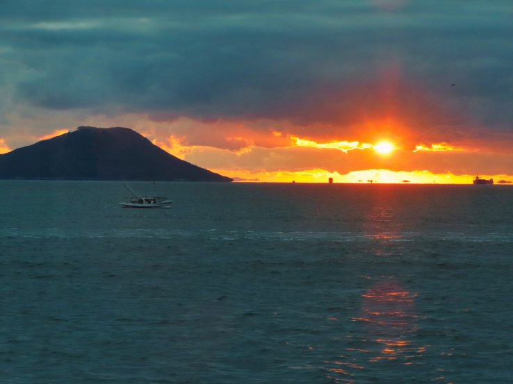 Sun rise, Seto Sea