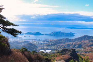 From the Shibocho viewing platform