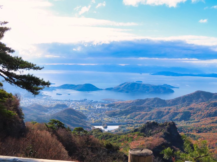 From the Shibocho viewing platform
