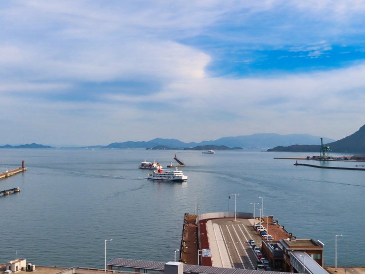 View from Port Terminal Bldg