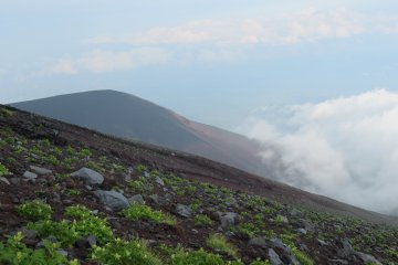 The view on the way to the summit of Fujisan