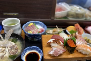 Sushi at Sukesan
