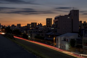 แม่น้ำ Yodogawa ในโอซาก้า