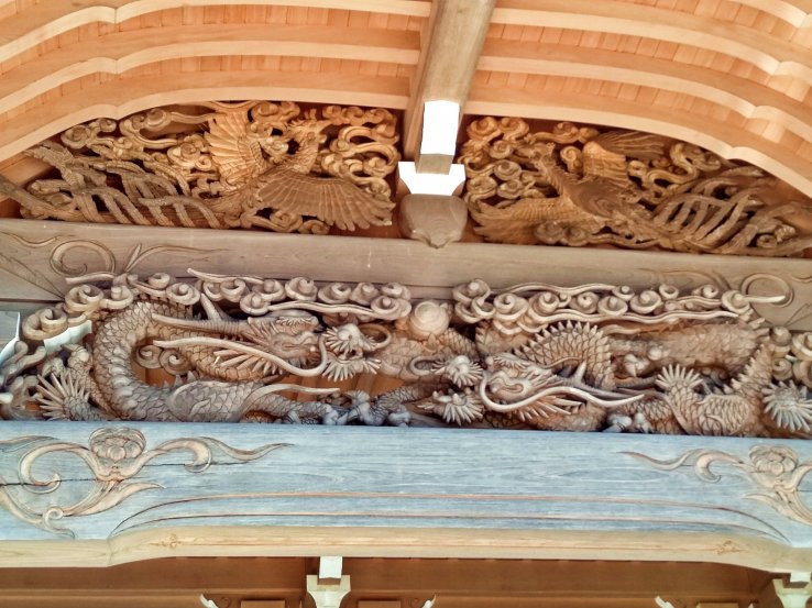 Carvings on the main temple