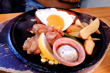 The menu offers a variety of items