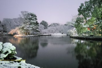 View of one of the Genpei ponds.