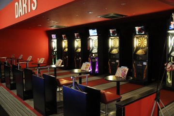<p>Darts are located on the second floor and on the fifth floor</p>
