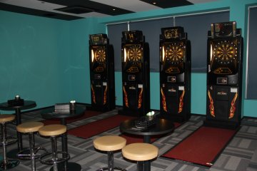 <p>Darts are on the fifth and second floors</p>