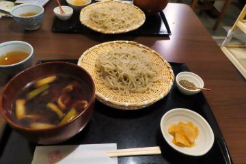 Soba supper, Day 1