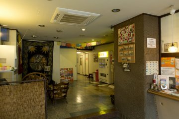 There are rooms on the first floor as well as the shower facilities and common room