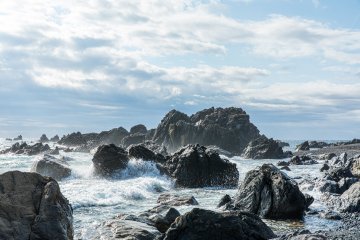 View of the coastline