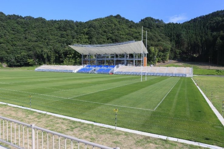 The stadium was built as part of the region's post-disaster reconstruction