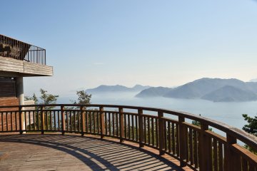 Stunning scenery from the Takamiyama Viewpoint