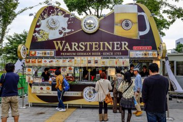 Most beers started at 1,000 yen, with some beers costing up to 2,000 yen
