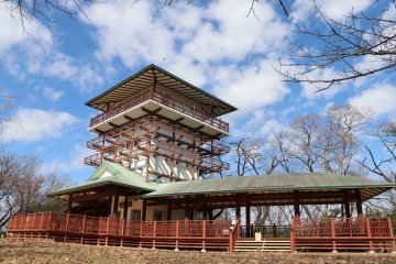 Viewing platform on the site of Masugata Castle