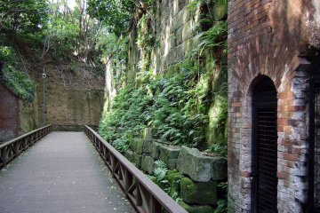 Sarushima fortress' brick walls