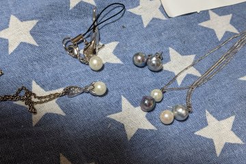 Our finished Pearl Miki jewelry.