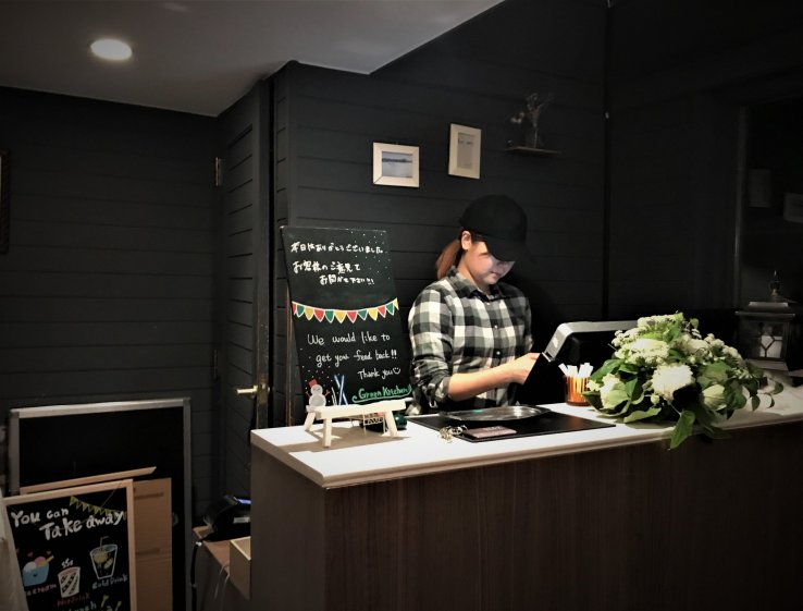 Relax at the Green Kitchen Cafe the night before you encounter the Unkai