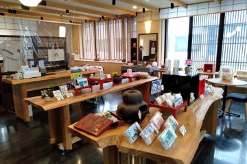 Inside the store